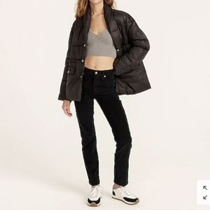 NWOT J. Crew Favorite Fit Black Corduroy Pants 26P